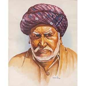 Khalid Zoy, 10 x 12 Inch, Water on Paper, Figurative Painting, AC-KHZY-001